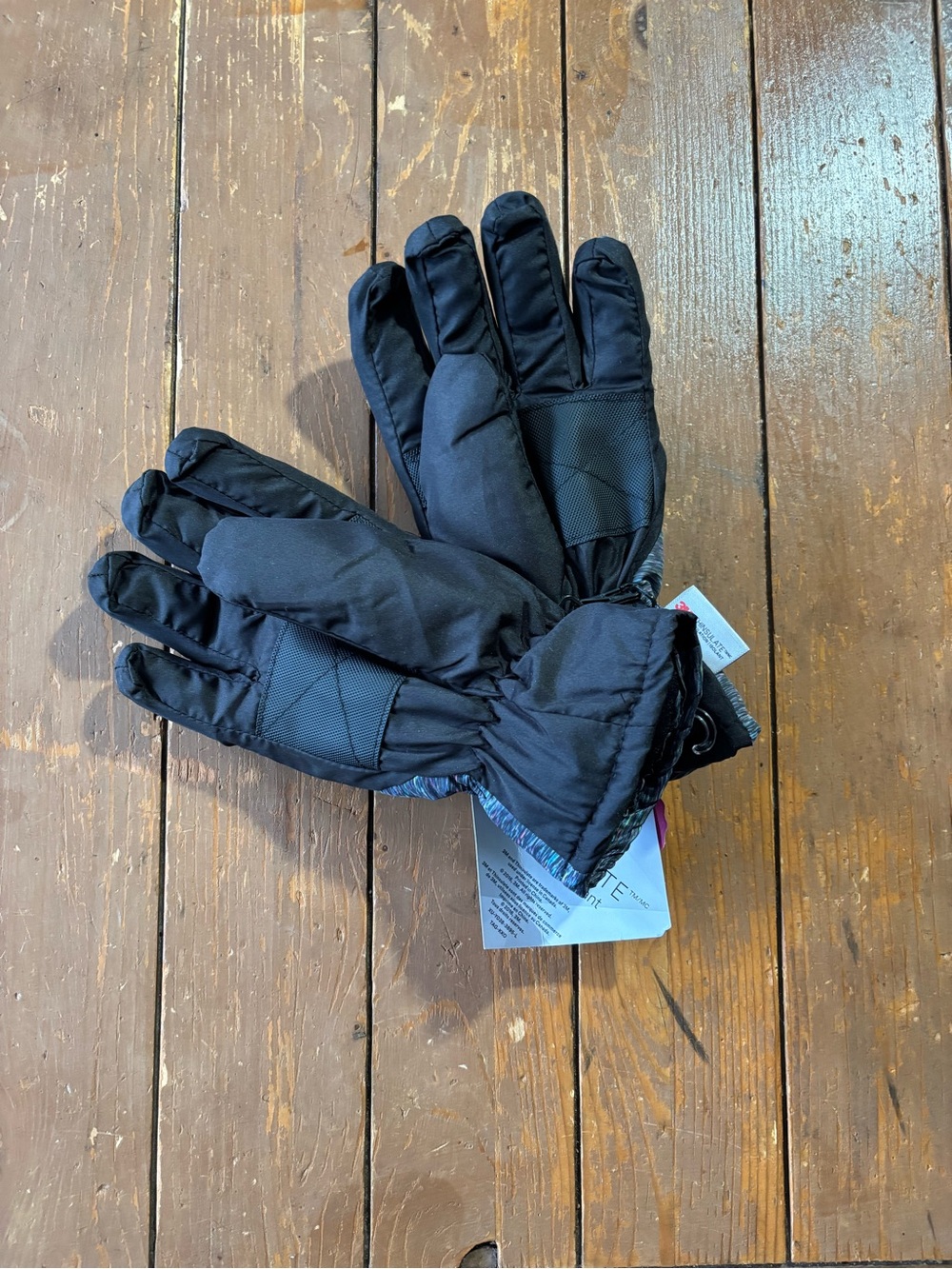 SO Girls Multi-Tone Heathered Winter Gloves - Five-Finger Style